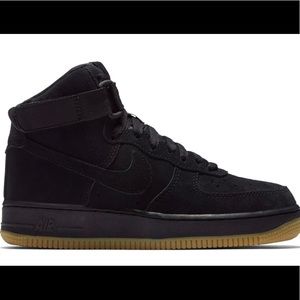 Nike Air Force 1 High Black Suede